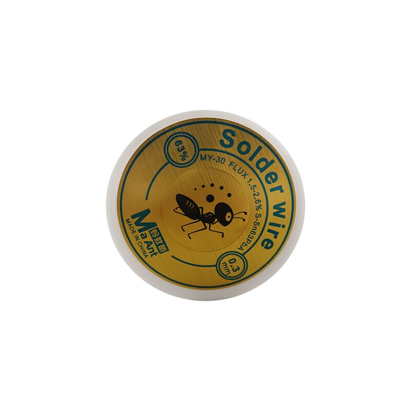 50g 0.8mm FLUX 15-2.6%S-Sn63Pba Tin Lead Tin Wire Melt Rosin Core Solder Soldering Wire Roll No-clean