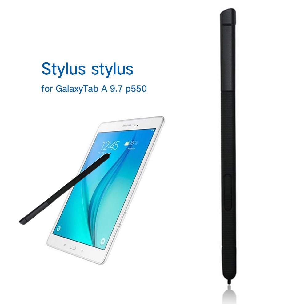 Stylus pequeño blanco y negro para tableta Samsung Tab A 9,7 P550, accesorios de repuesto prácticos y precisos, bolígrafo S portátil