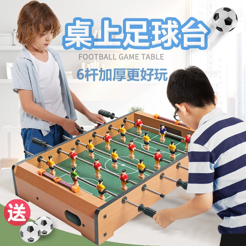 Wooden Table Soccer Table Mini 6-pole Table Soccer Machine Double Game Table Football outdoor games