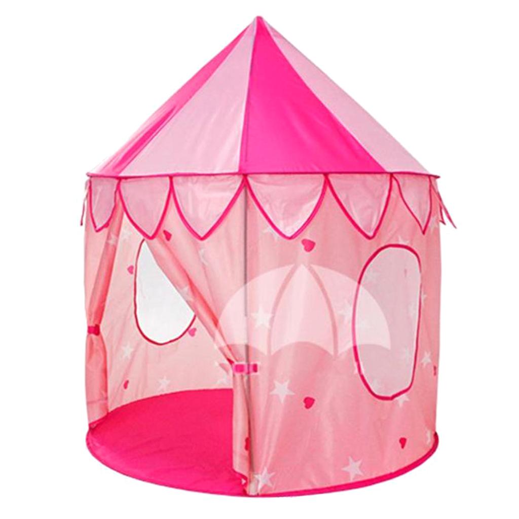 Kids Play Tent Meisjes Prinses Kasteel Voor Indoor Outdoor Gebruik, 41&#39;&#39;d X 53&#39;&#39;h Roze