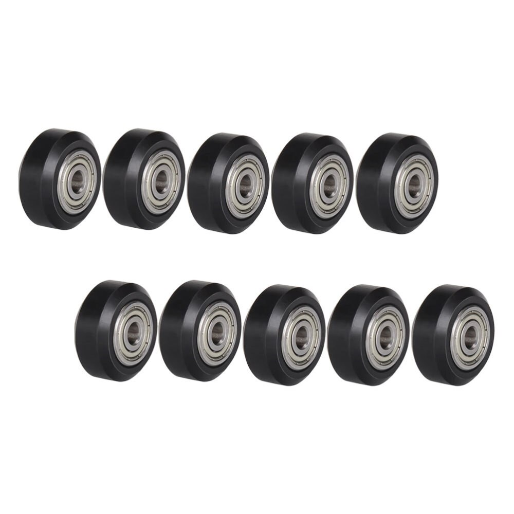 10 Stuks Printer Roller Wielen Katrol V Groef Lagers Passieve Ronde