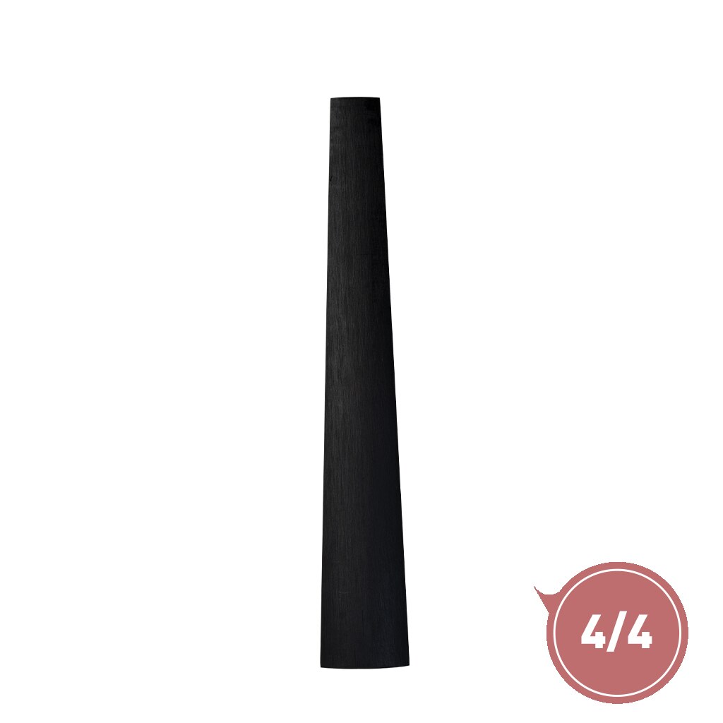 Ebony Wood 4/4 Violin Fingerboard Unfinished 4 Strings Violin Fretboard DIY Material Luthier Tool