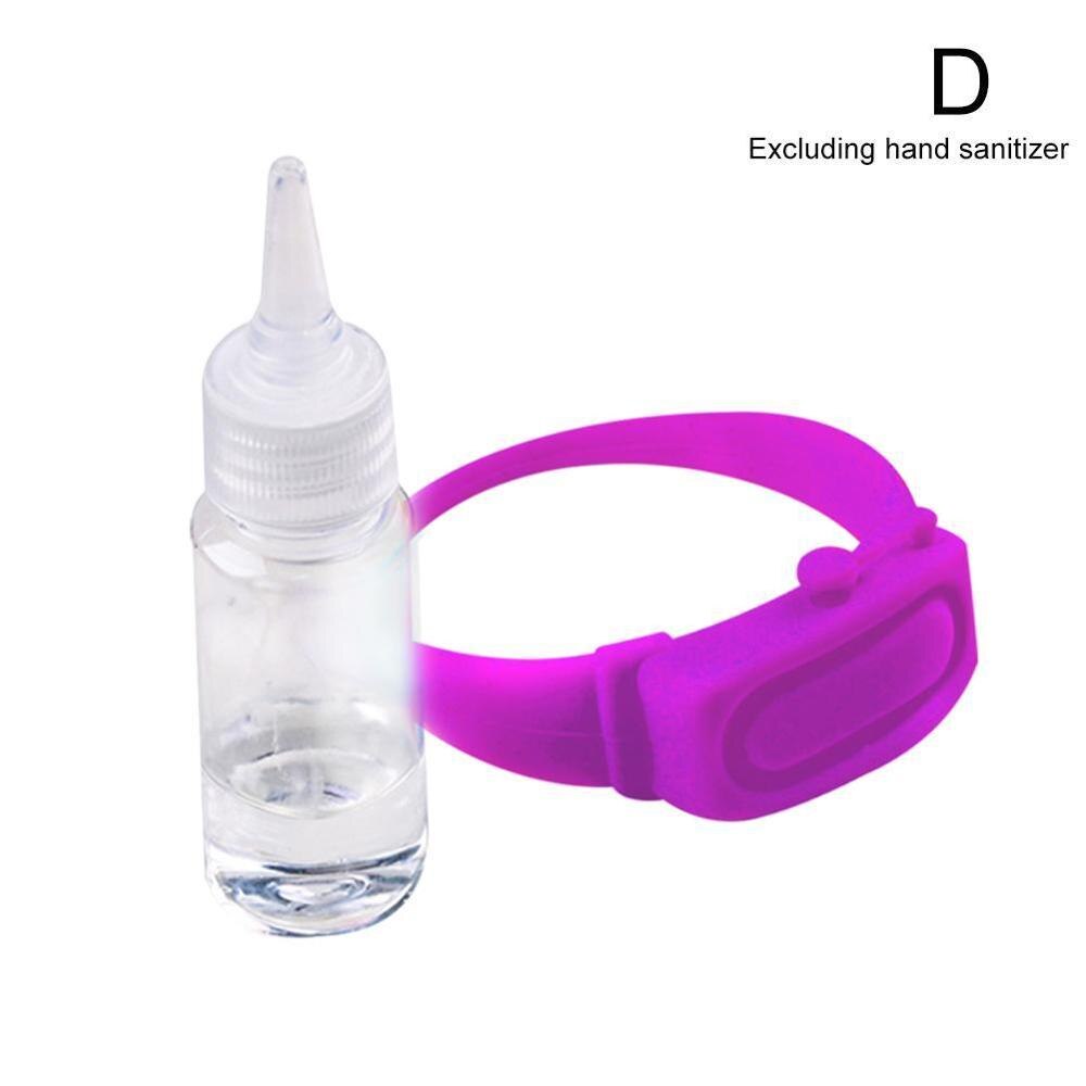 Bracelet de savon en silicone Portable bracelet distributeur de main bouteille de compression sans lavage Bracelet en silicone: D