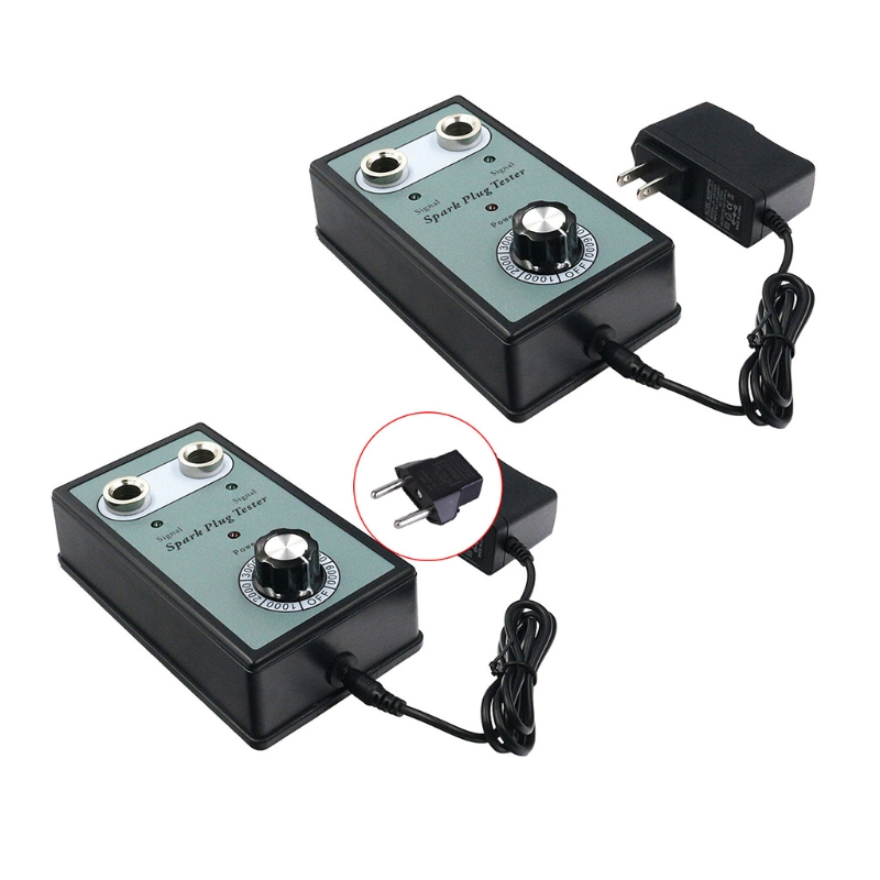 Dual See Auto Zündkerze Tester Detektor Bausatz Motor- Zündkerze diagnostizieren Werkzeuge Analysieren Zündung mit Adapter