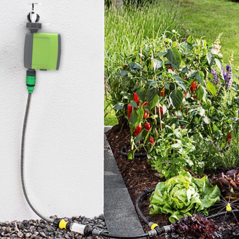 Tuya-sistema de riego inteligente para el hogar, dispositivo de conexión inteligente con temporizador, Sensor de humedad del suelo, para jardín