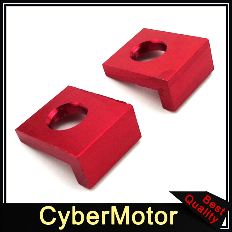 15mm- kjederjusteringsspenning alex block for kinesisk motorsykkel motorsykkel ssr crf 50 50cc 70cc 90cc 110cc 125cc 140cc 150cc 160cc: Rød