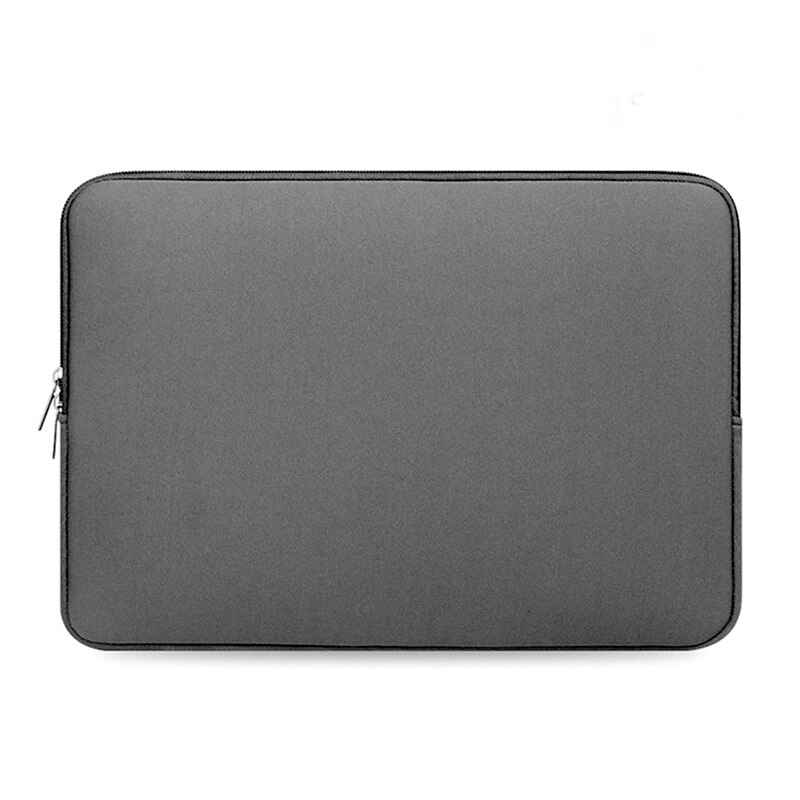 Draagbare laptop notebooktas dames heren computerzak 14 15.6 laptoptas draagtas voor macbook/notebook computerhoes hoes: Grijs / 14- inch