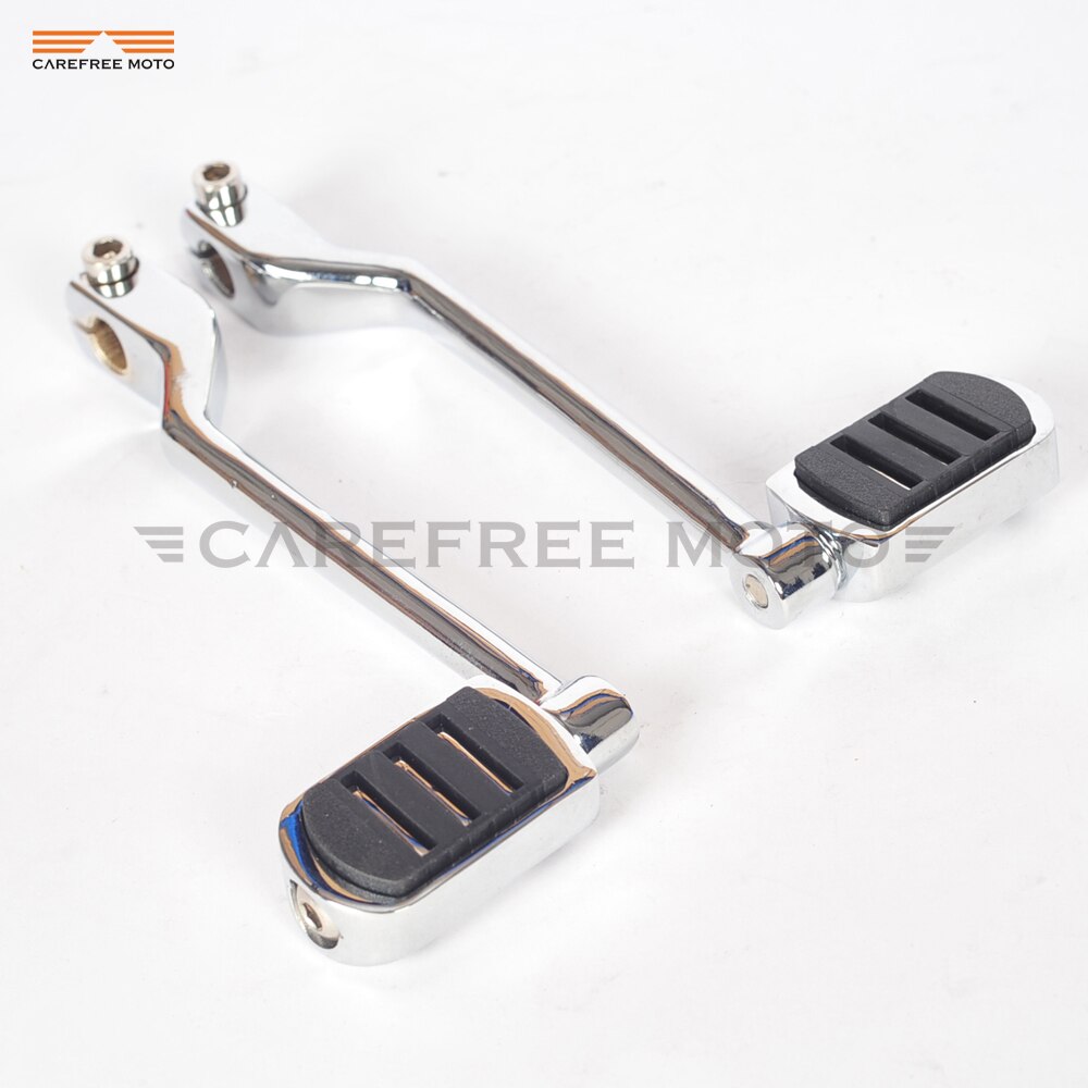 1 Pair Chrome Motorcycle Left Heel Toe Shift Lever Pedal Set Moto Front Shifter Lever Case for Harley Touring FL Softail Trike