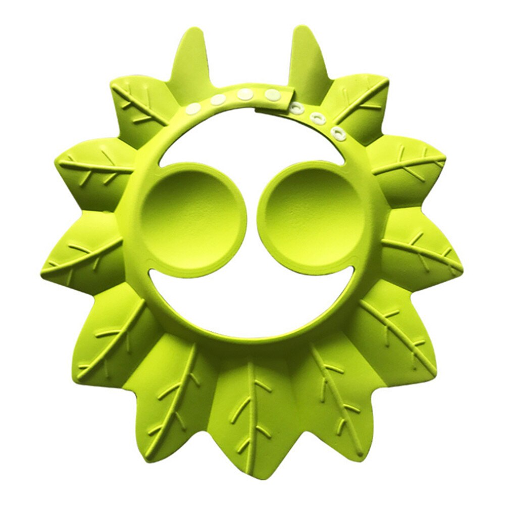 Baby Waterdichte Shampoo Cap Douche Baden Beschermen Hoed Shield Kinderen Bad Cap: Green