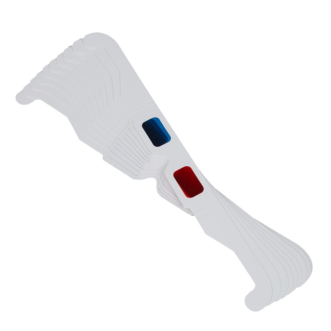10 Pairs of Red/Cyan Cardboard 3D Glasses