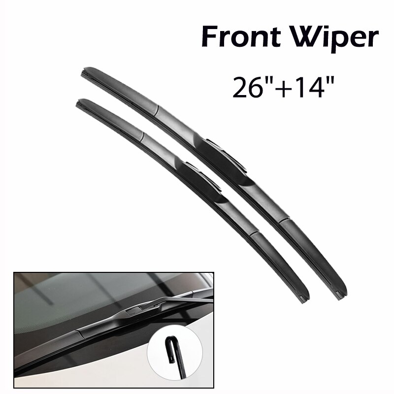 Front And Rear Wiper Wiper Front + Rear Wiper Blades Set Kit For Honda ... – Vicedeal
