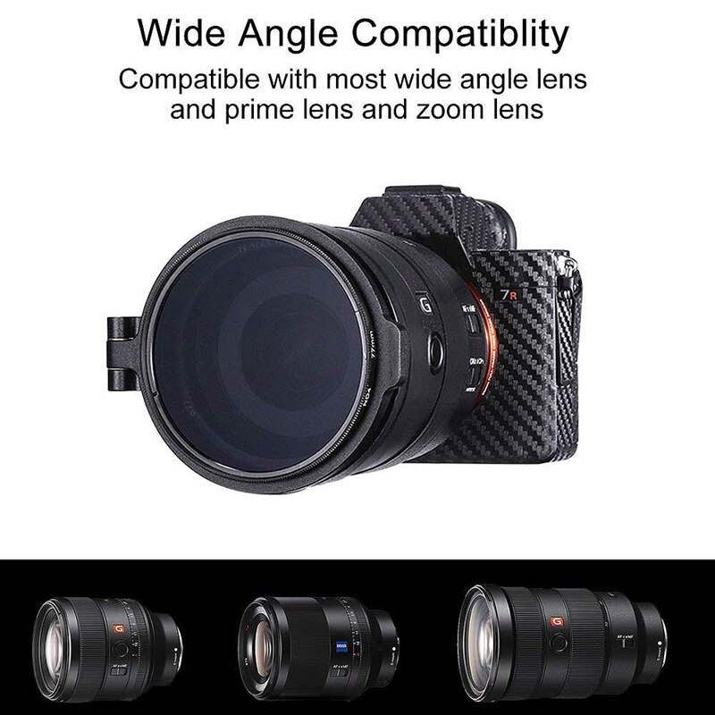 ND Quick Release Switch Bracket Lens Filter for DSLR Camera Photography Lens Bracket