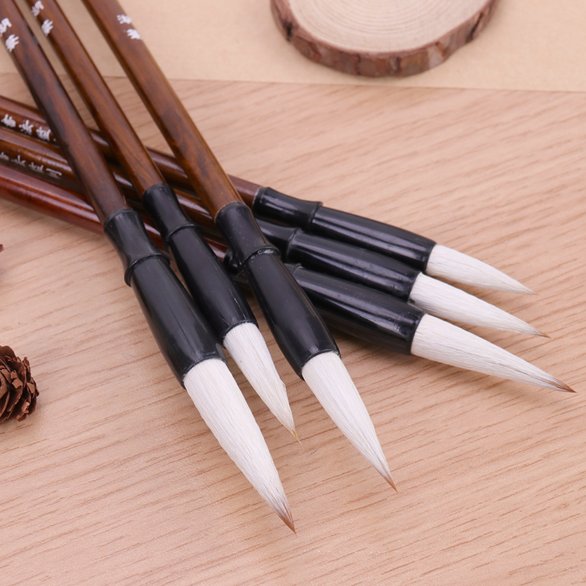 3 PCS Calligraphy Pen Woolen and Weasel Hair Chinese Calligraphy Brushes Pen Office Stationery Art Writing Pens School Supplies