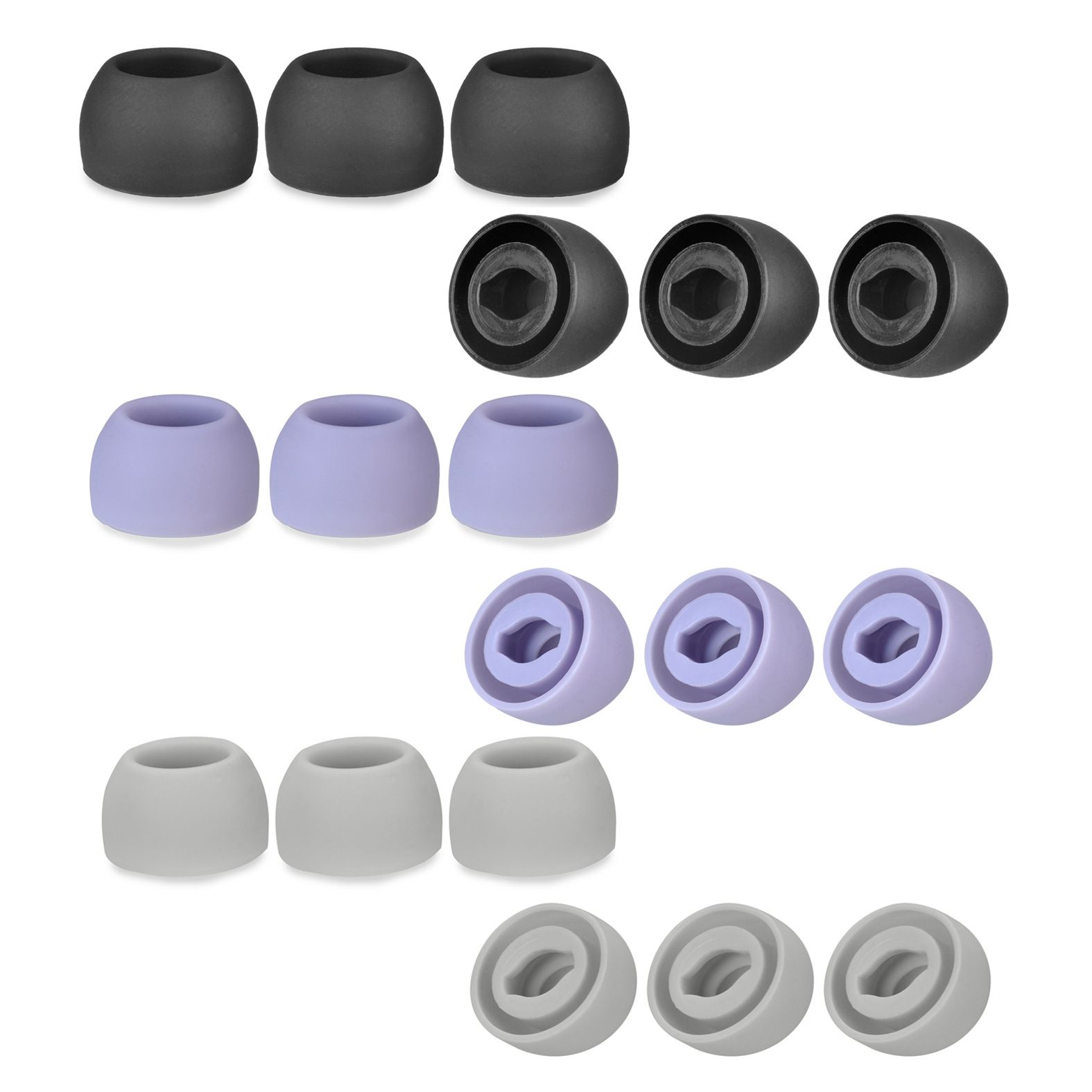 6 stk silikone ørepropper til samsung galaxy buds pro ørepropper ægte trådløse ørepropper ørepropper ørepropper øretelefon etui ørehætte tilbehør