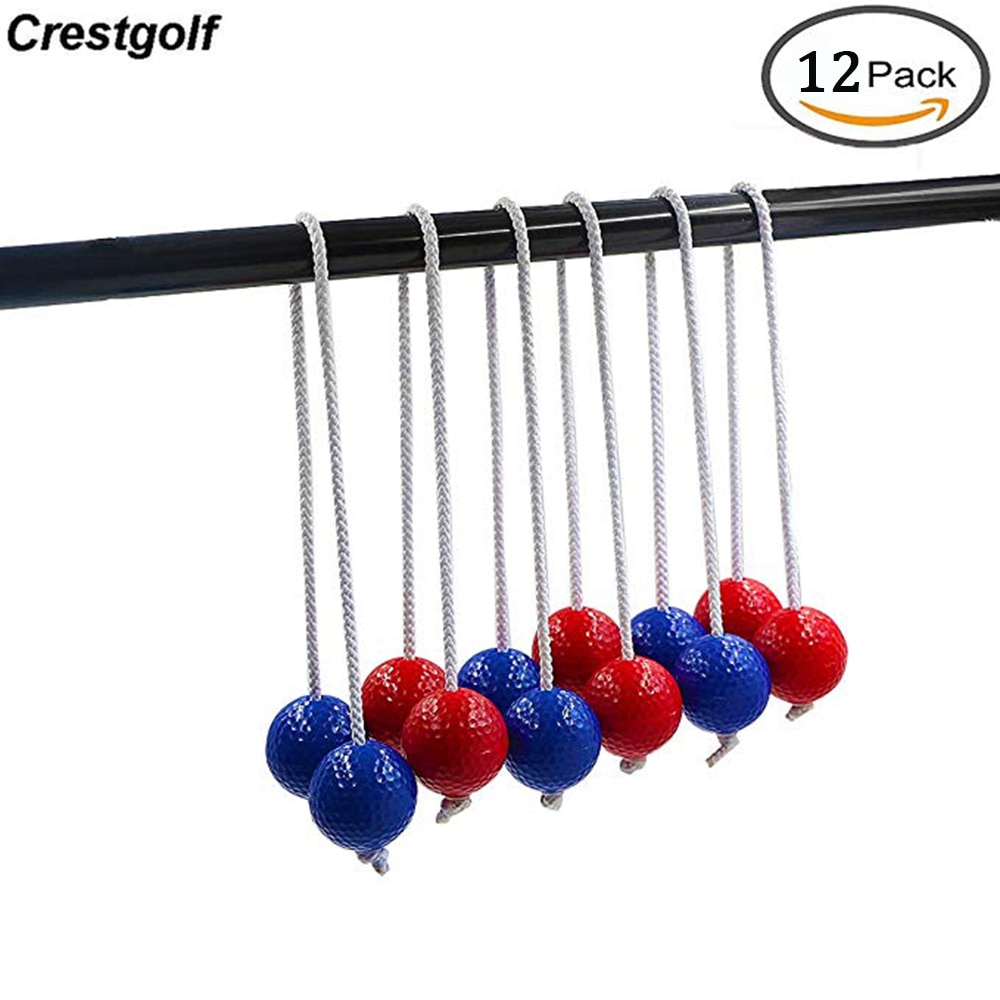 CRESTGOLF échelle balle de Golf échelle balles de Golf pour lancer jeu lancer Bolas, échelle lancer 6 paires échelle balle de Golf lancer Bolas ensemble R