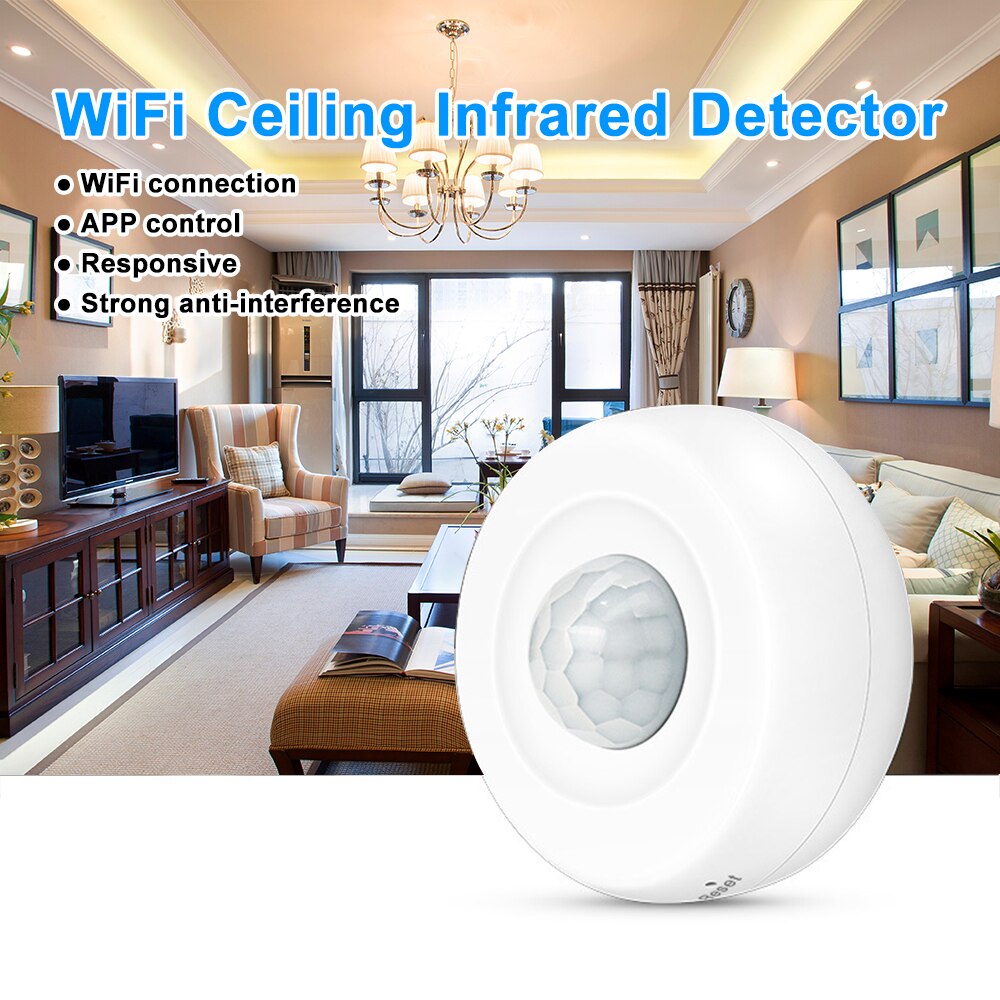 Tuya Smart Wifi Infrared Human Body Induction Sensor Detector Alarm System Motion Sensor Smart Life App Control