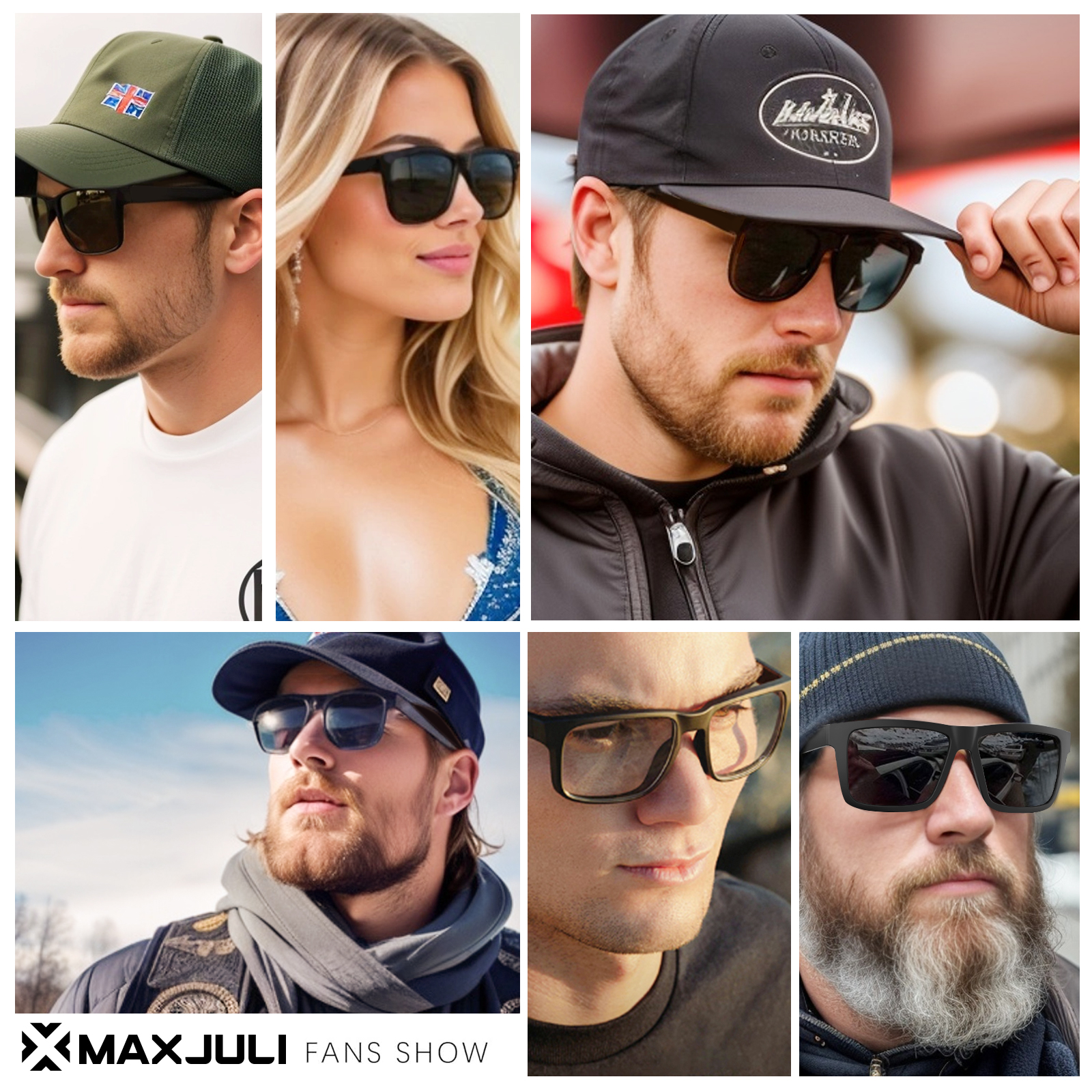 MAXJULI XL Size Extra Large Z87 Sunglasses for Big Wide Heads Men TR90 Ultralight Sun Glasses For Big Face UV400 Protection 8228