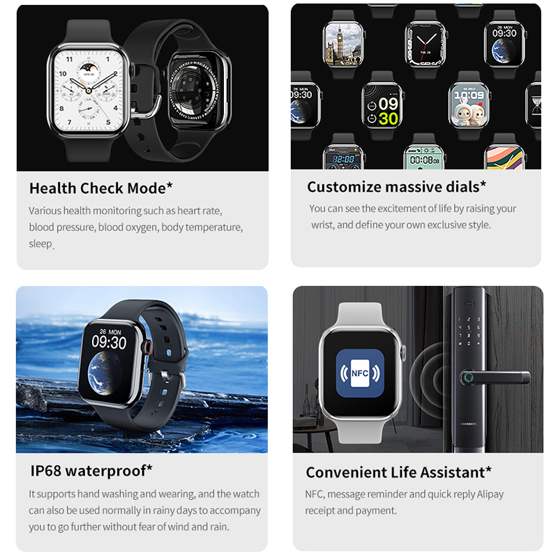 2025 Nuova Serie IW9 Orologio 9 GPS Track Astuto Della Vigilanza Degli Uomini di Donna HD Chiamata Bluetooth IP68 Impermeabile Sport Astuto Della Vigilanza Per Android IOS