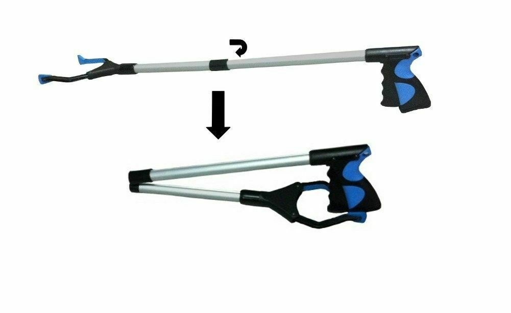 32" Grabber Reacher Tool Foldable Picker Upper Litter Pick Arm Extension