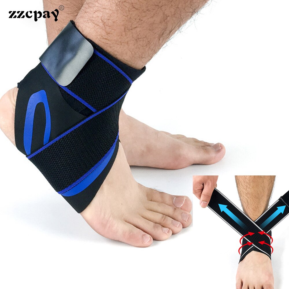 A pair Ankle Support Adult Heel Pain Relief Adjustable Strap Ankle Light Weight Breathable Plantar Fasciitis Ankle Support
