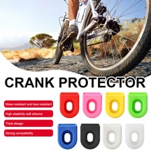 2Pcs Siliconen Fiets Crank Arm Protector Cover Weg Mountainbike Universele Crankstel Beschermende Caps Mtb Fietsen Accessoires