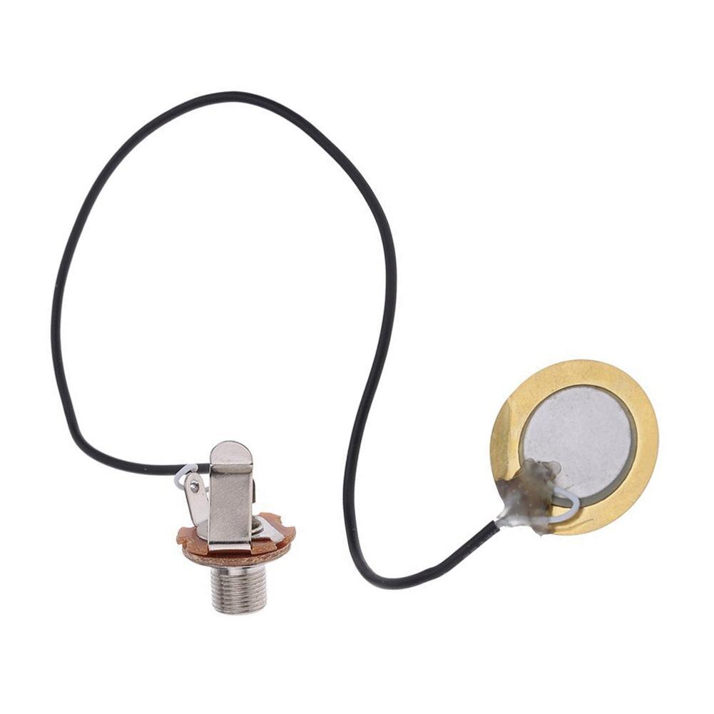 Acoustic Guitar Transducer Pre-Wired Amplifier Piezo Jack Pickup Accessory Guitar Patch Sensor 30cm Guitar Accessories