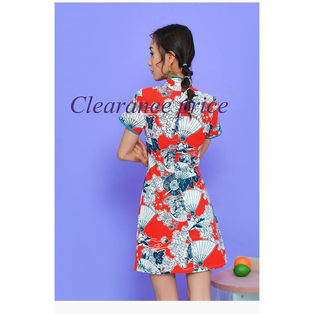 Style Cheongsam Dress Summer Cheongsam Dress Chinese Tradition Dresses