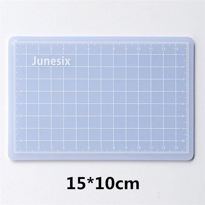 Translucent PVC Cutting Mat Rubber Stamp Carving Patchwork Pad Artist Manual Tool Double-Sided Self-Healing Sculpture Board: 10cm-15cm
