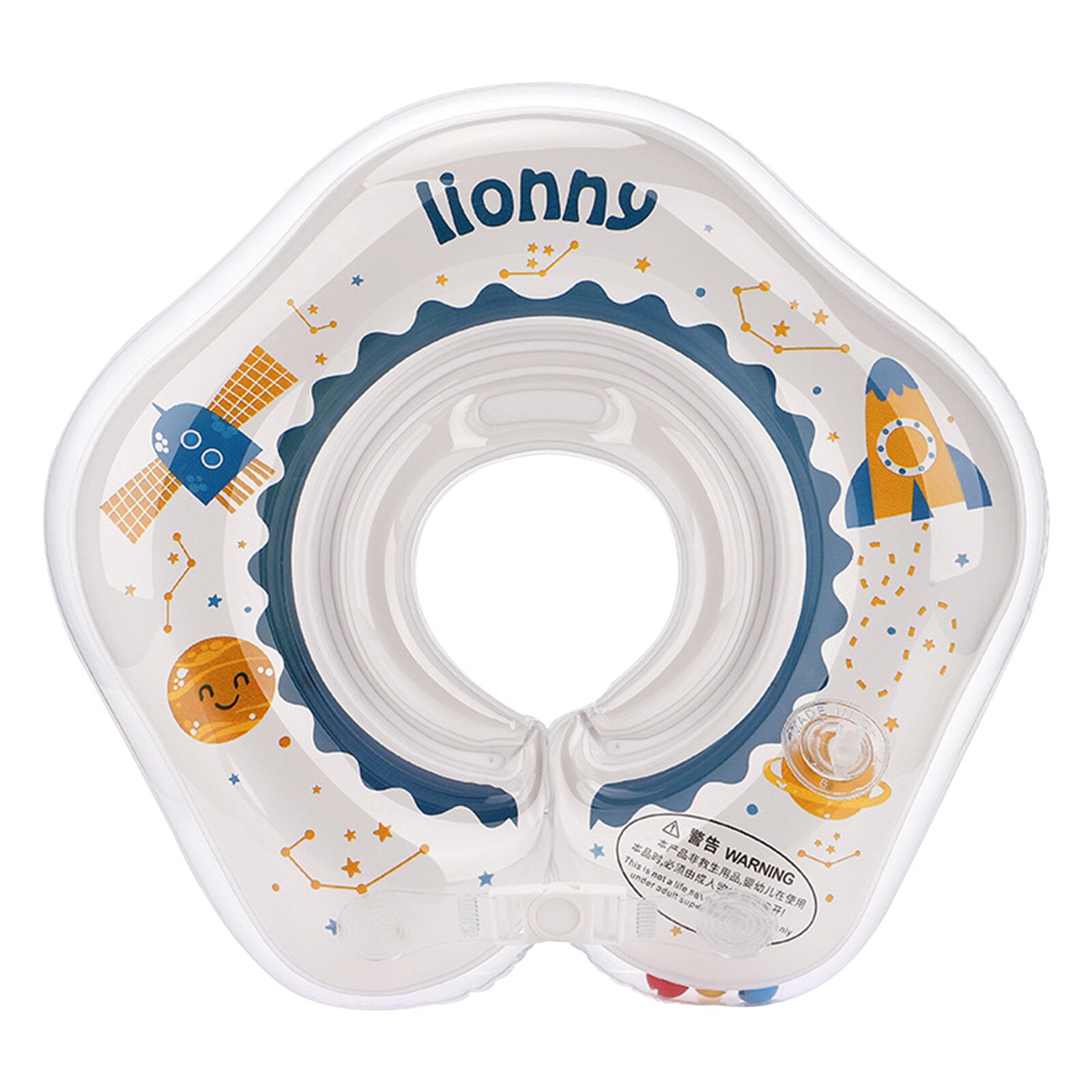 Inflatable Circle Swimming Neck Ring Infant Swimming Accessories Swim Neck Baby Tube Ring Safety Neck Float Circle Bathing Toys