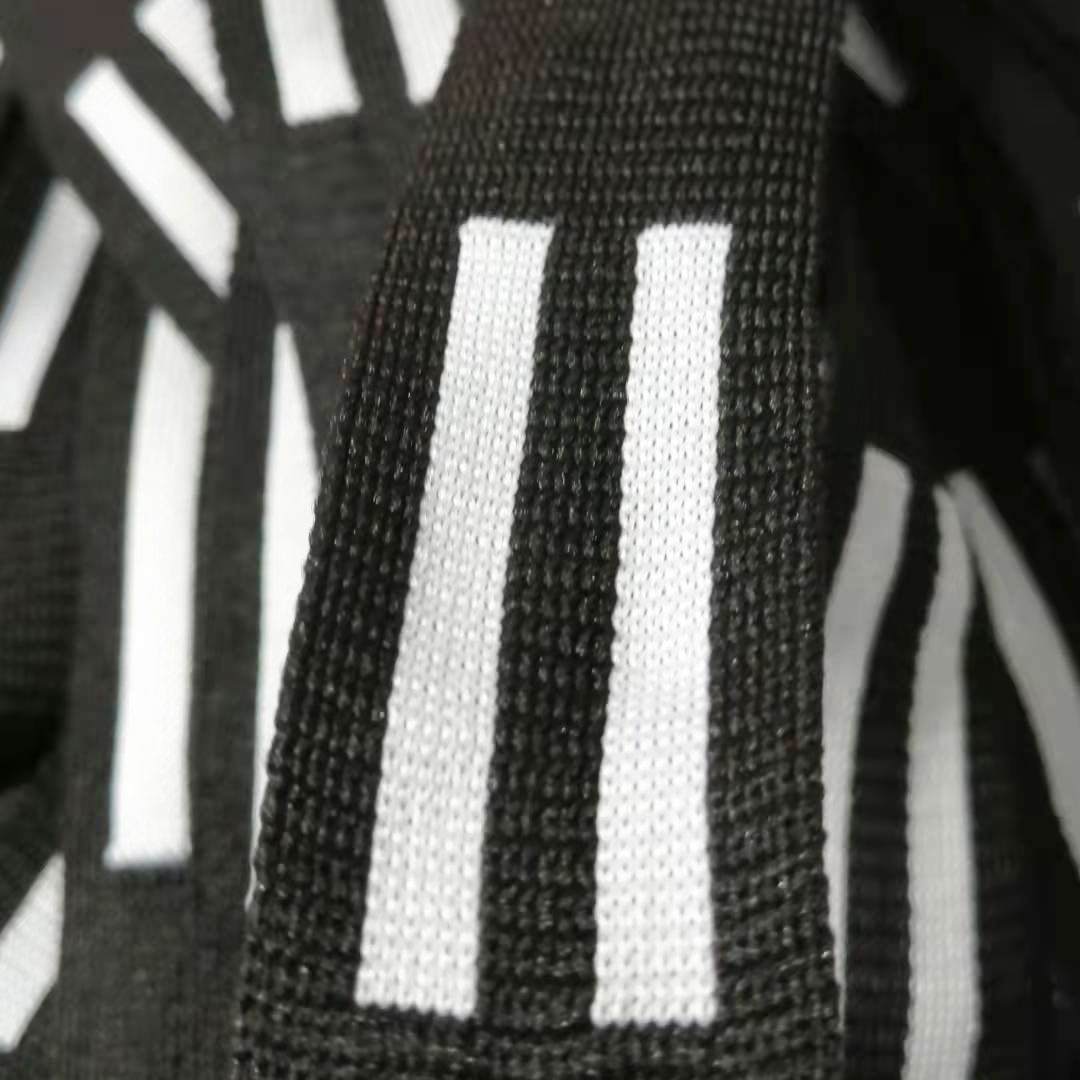 3m 25mm preto branco listra fitas diy vestuário costurar accessorie malha horizontal puxa tricô calças vestido lateral tecido de roupas