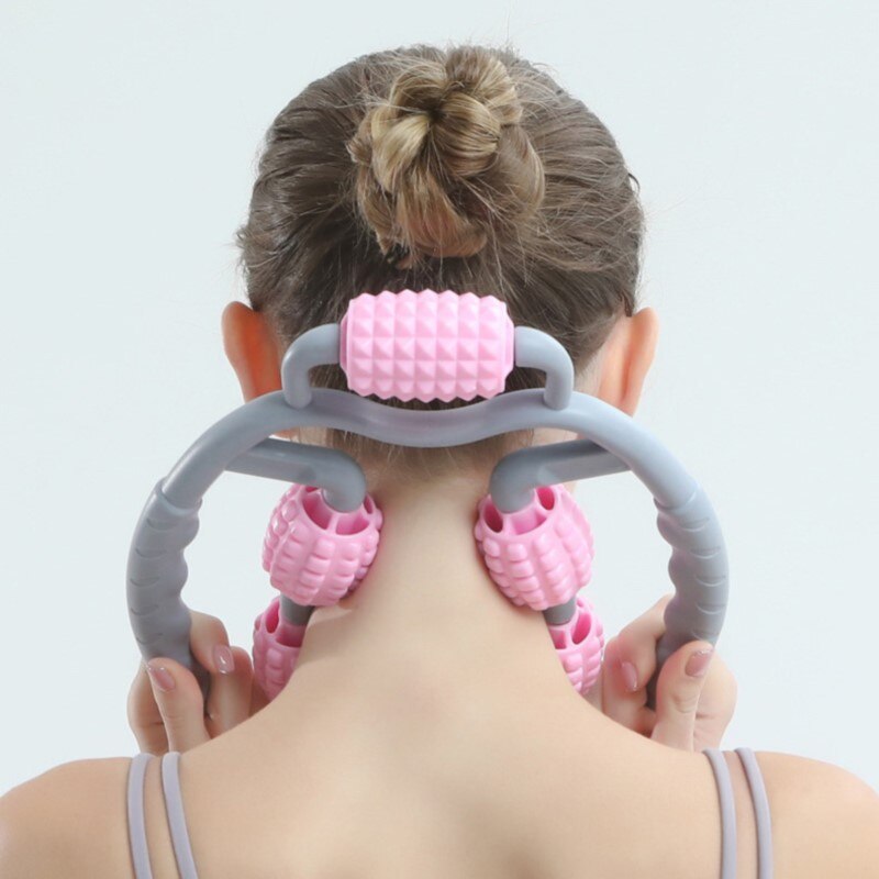 Roller Fitness Leg Master Foam Roller Leg Massage Machine 5 Wheels Ring Clip Leg Massager Muscle Massage Relaxation