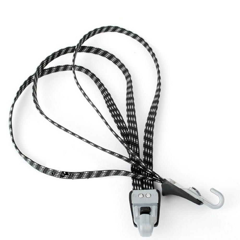 MTB Bike Luggage Carrier Retractable Elastic Band Bicycle Cargo Racks Tied Rubber Straps Rope/Suitcase Band with Plastic hooks