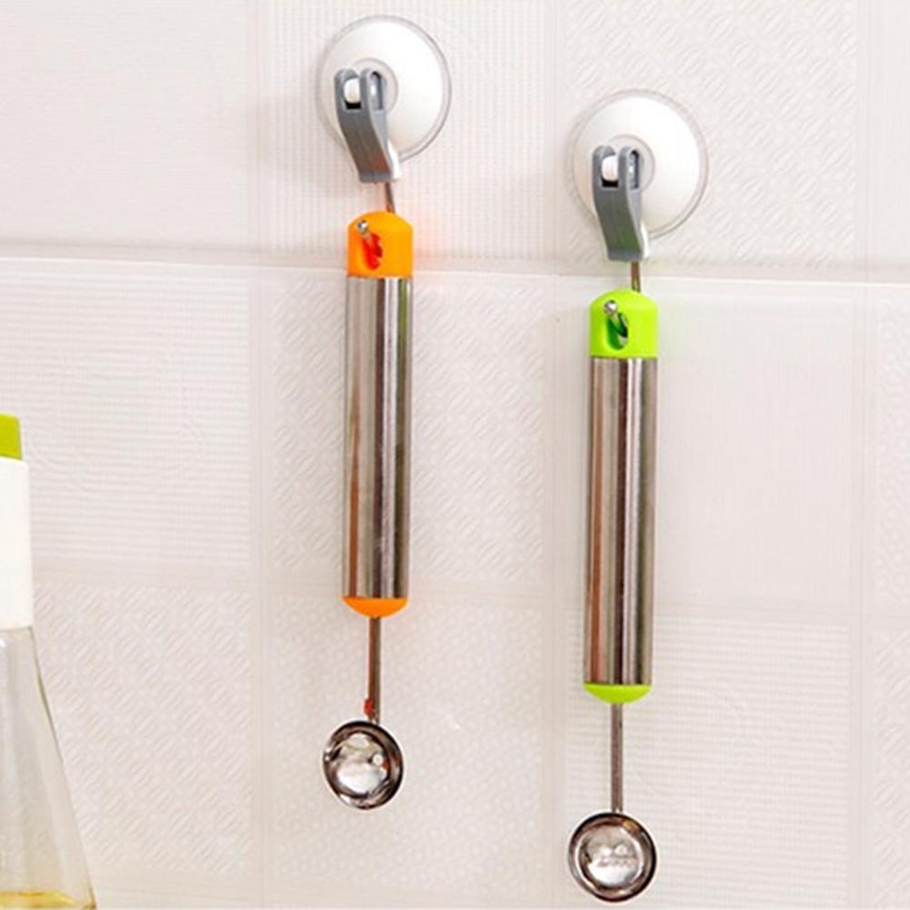 Herramienta de cocina de acero inoxidable para Hacer bolas de fruta, melón, cuchara de helado
