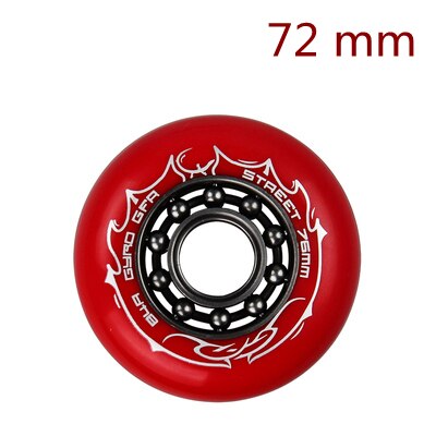 roller wheel skate wheel inline skate wheel 84 A gyro wheel: red 72