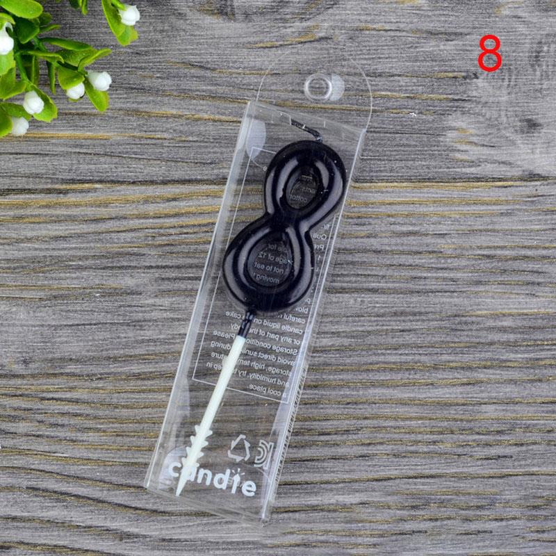 1 2 3 4 5 6 7 8 9 0 Velas de cumpleaños de color negro Velas de cumpleaños para niños para suministros de de pastel Decoración Velas de pastel: Rosa fluorescente