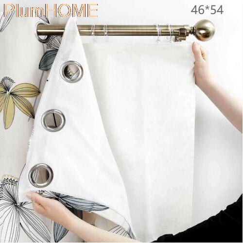 Eyelet Ring Blackout Top Curtain Lining Thermal Insulation Lining Anti-UV UK Saves Energy Stops UV Rays: Blue