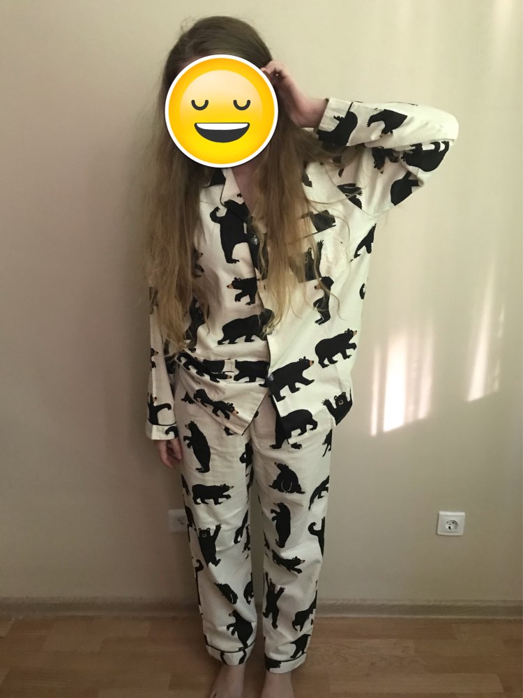 Cute Bear Pyjamas Men Spring Couple Pajamas Men&#39;s Plus Size Sleepwear Sleep Tops Long Pants Pijamas Mujer Cotton Home Clothes