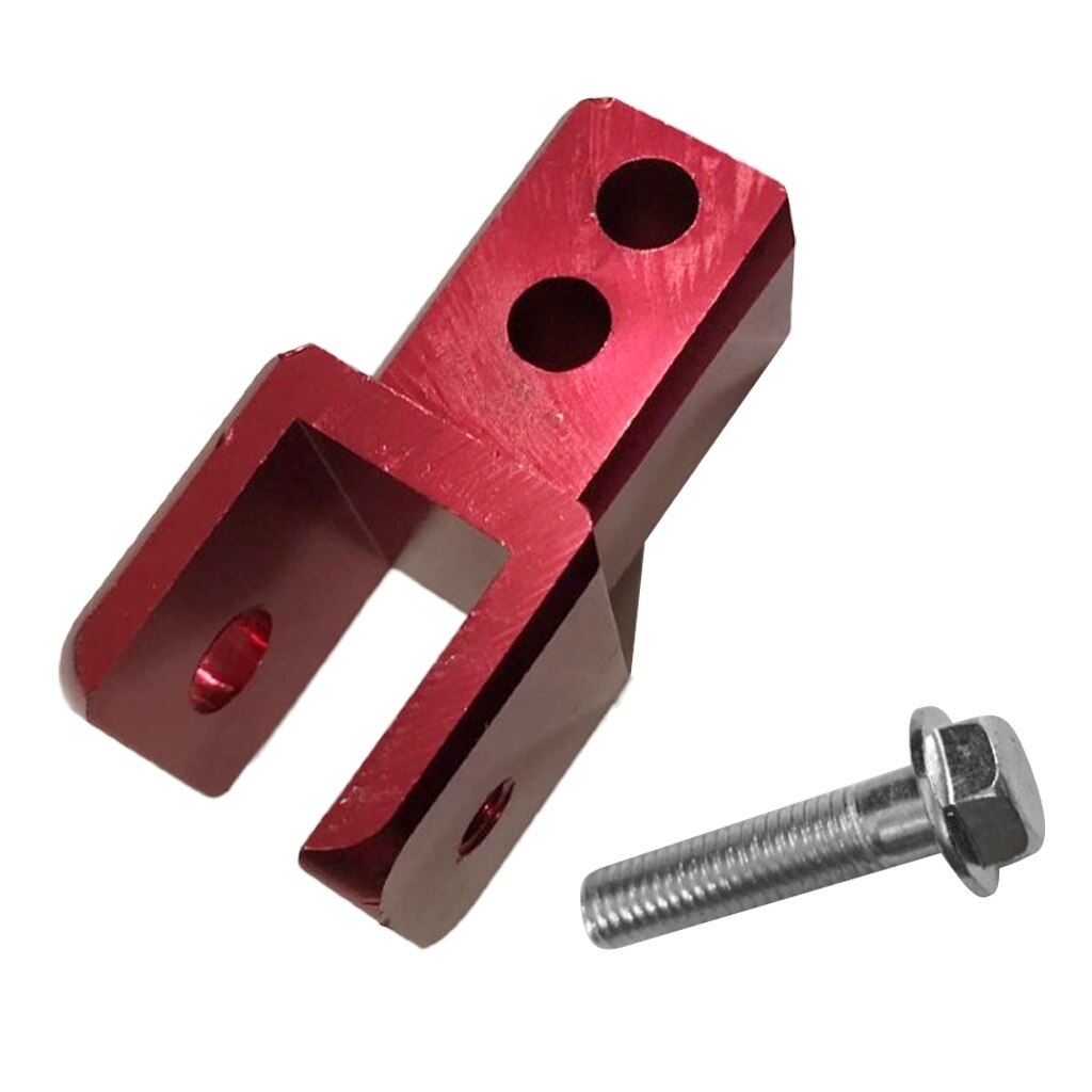 Shock Absorber Height Extension Extender Shock Absorber Height Extender Jack Up Riser for Motorcycle: Red