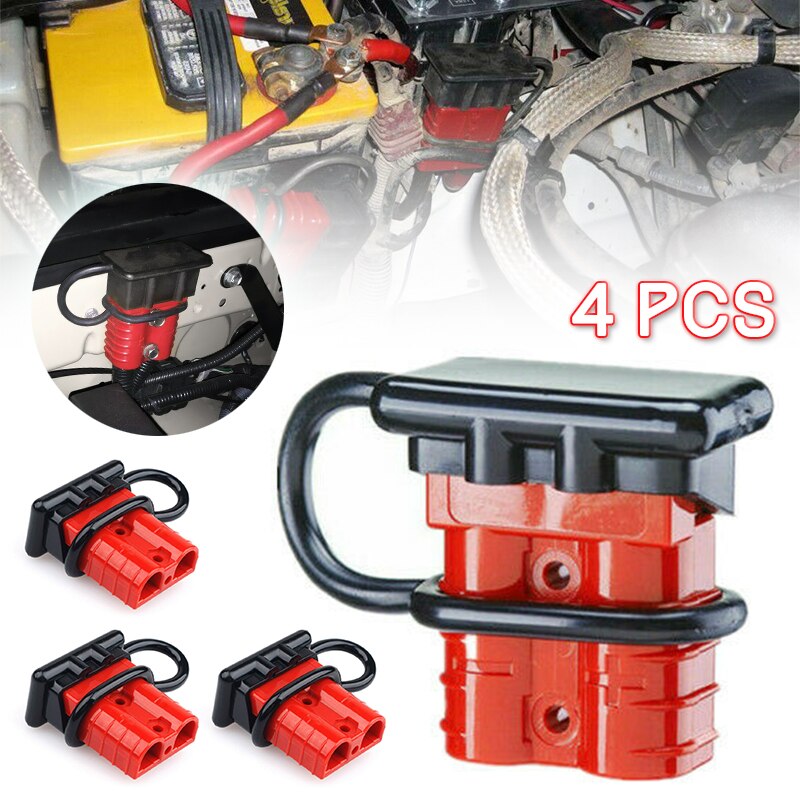 4pcs Quick Battery Connector Trailer Connect/Disconnect Wire Harness Plug