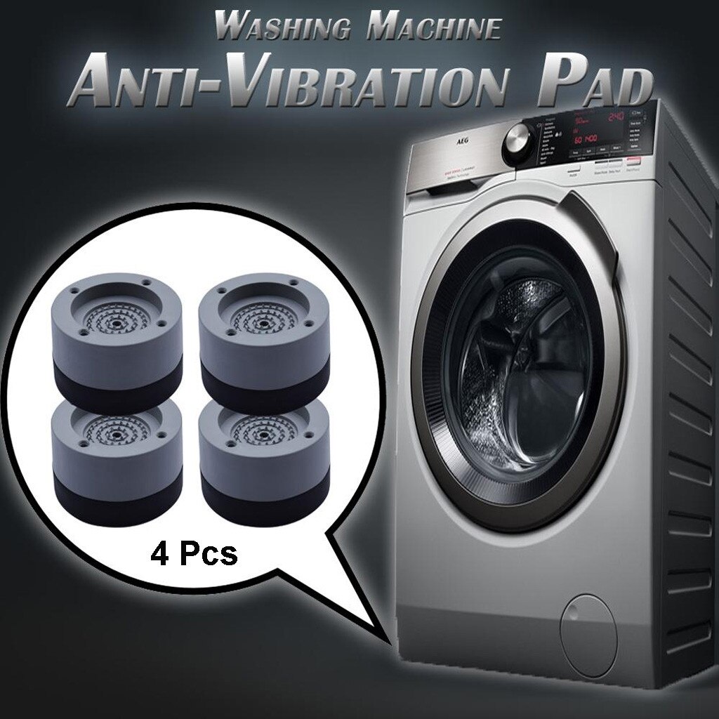 Amortisseur de Base de Machine à laver, coussin de pied de meubles, lave-linge Anti-Vibration, coussin de 4 pieds antidérapant, Support de Support en caoutchouc pour réfrigérateur