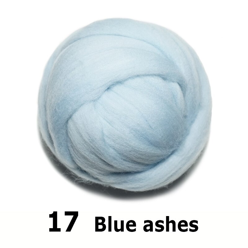 Trasporto libero di Lana fatti a mano Feltro per l' infeltrimento 50g blu ceneri Perfetto in fa Feltro 17 #