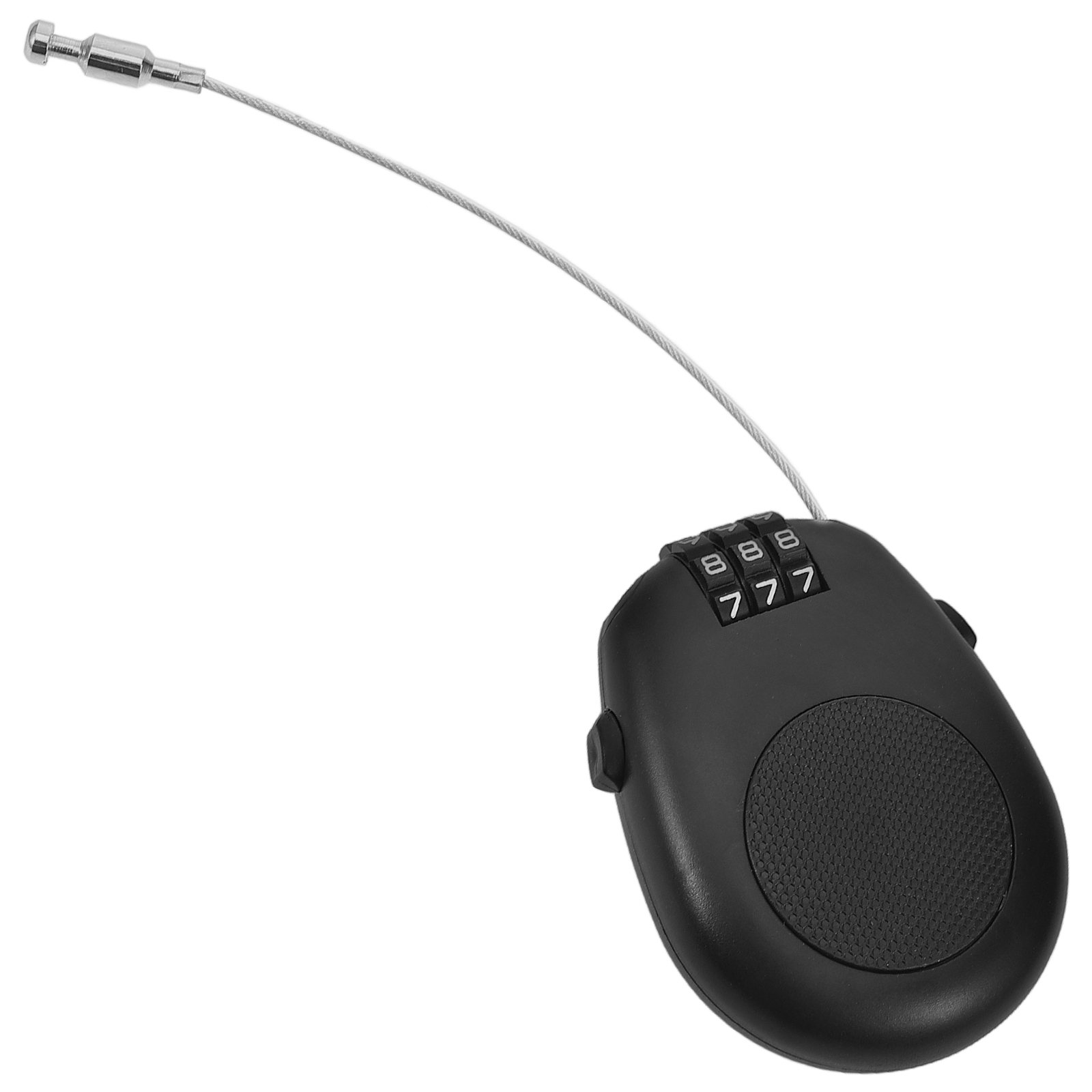 Portable Snowboard Protection Security Ski Locks Bike Cable Stroller Scooter Locks For Gear Cycling Equipment Password Black