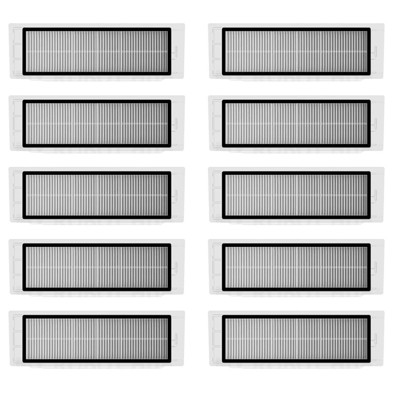 Accessoires pour aspirateur Xiaomi Roborock S6/S5/MAX/S60/S65/S50/S55/E25/E35, brosse principale, brosse latérale noire, filtre HEPA, pièces détachées: F