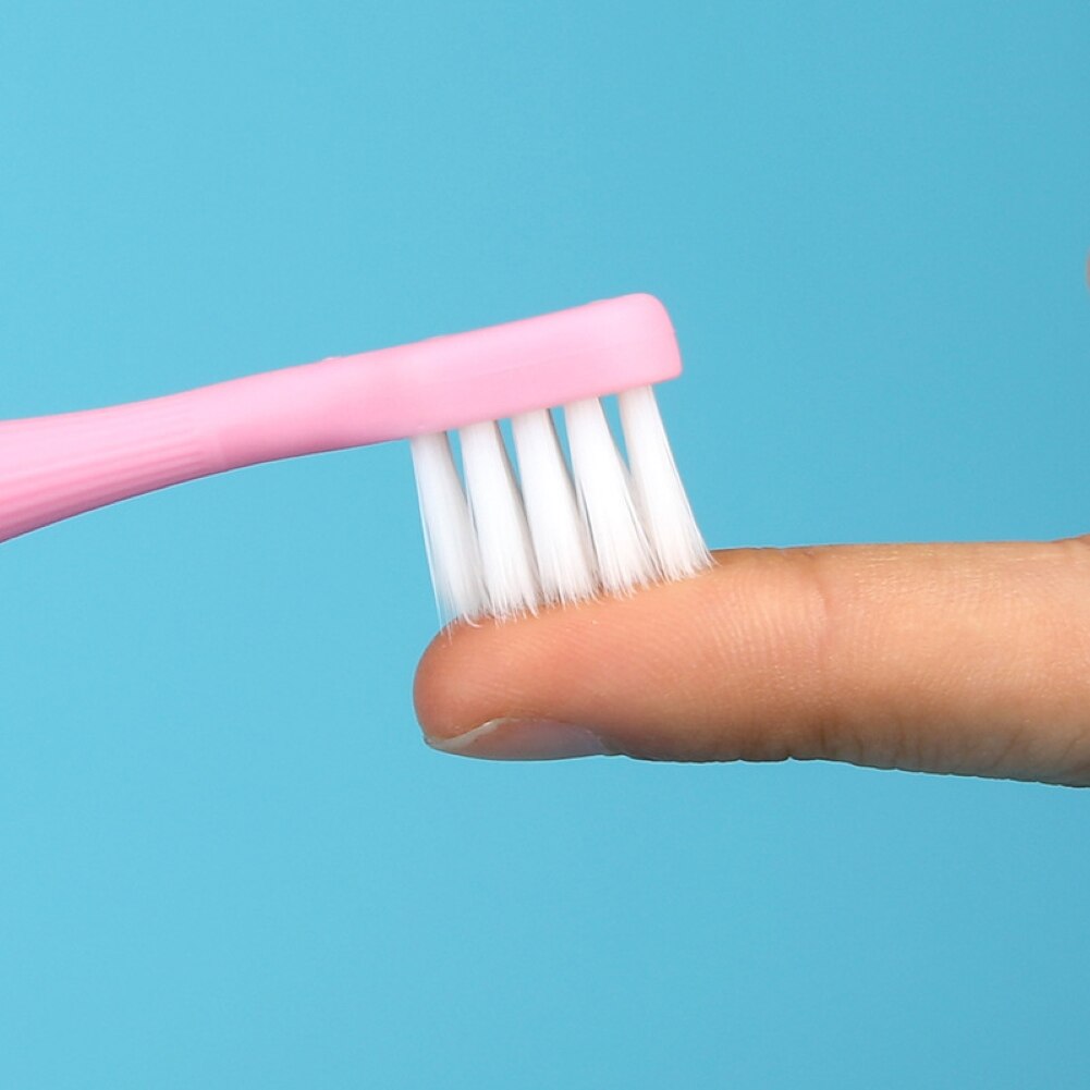 3 uds. Cepillos de dientes suaves con forma de seta bonita para niños, limpieza Dental, suministros de cuidado bucal