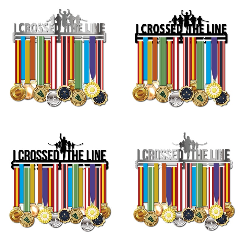 Marathon medal hanger Running medal display rack sport medal hanger hold 32+ medals 2.5mm thickness stainless steel