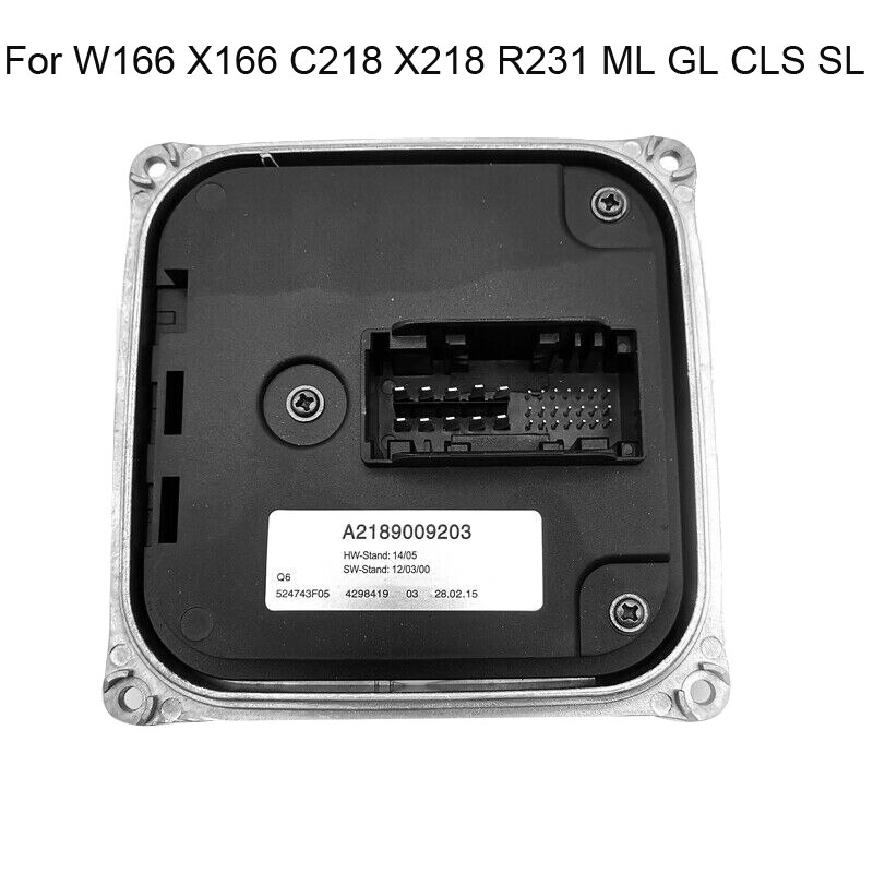 A2189009203 led farol lâmpada unidade de controle reator módulo regulador tensão para mercedes benz w166 x166 c218 x218 r231: Default Title