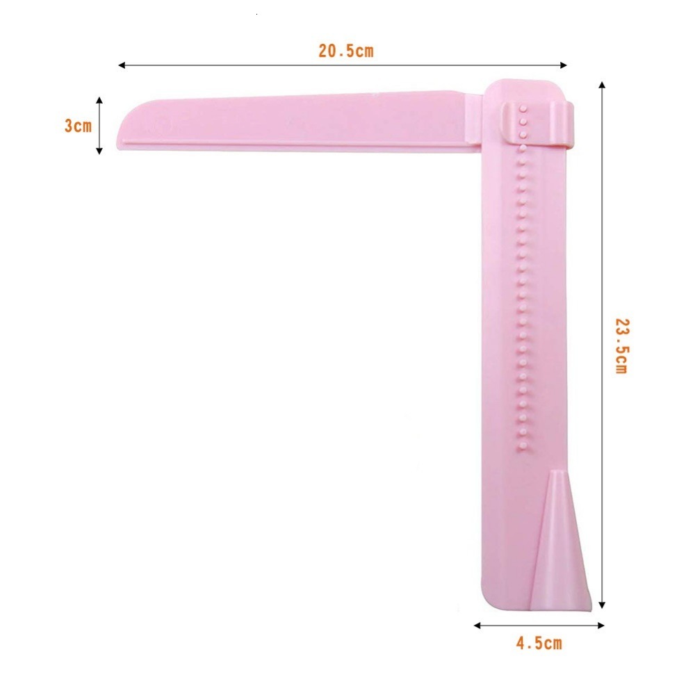 Verjaardag Cake Turntable Roterende Plastic Anti-Slip Cake Decor Draaitafel Taart Draaitafel Ronde Cake Stand Keuken Bakken Tools: scraper-pink