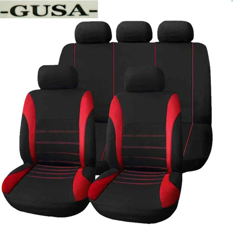 Universele terug rij auto stoelhoezen mat hond kussen voor fiat 500x albea bravo ducato freemont linea marea palio panda tempra