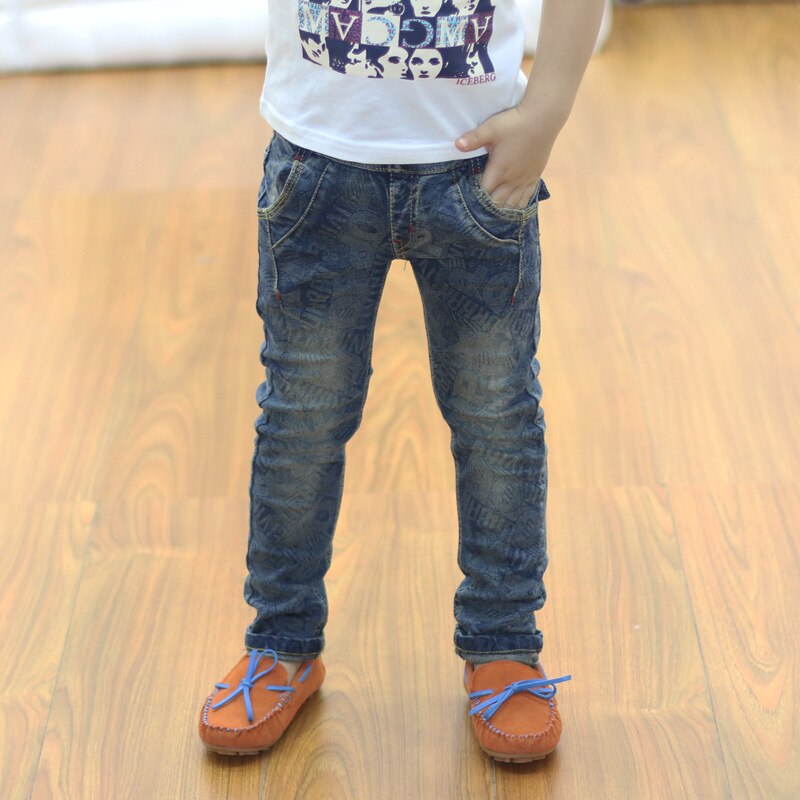 Spring Kids Jeans Boys Jeans Children Jeans for Boys Casual Denim Pants 3-12Y Toddler