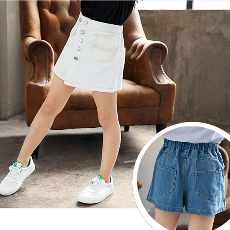 Pannelli Esterni della ragazza Scherza I Vestiti di Estate Dei Bambini Del Pannello Esterno del Denim Bottoni Dei Jeans Pannello Esterno di Scarsità Delle Ragazze Shorts Pannello Esterno BC920